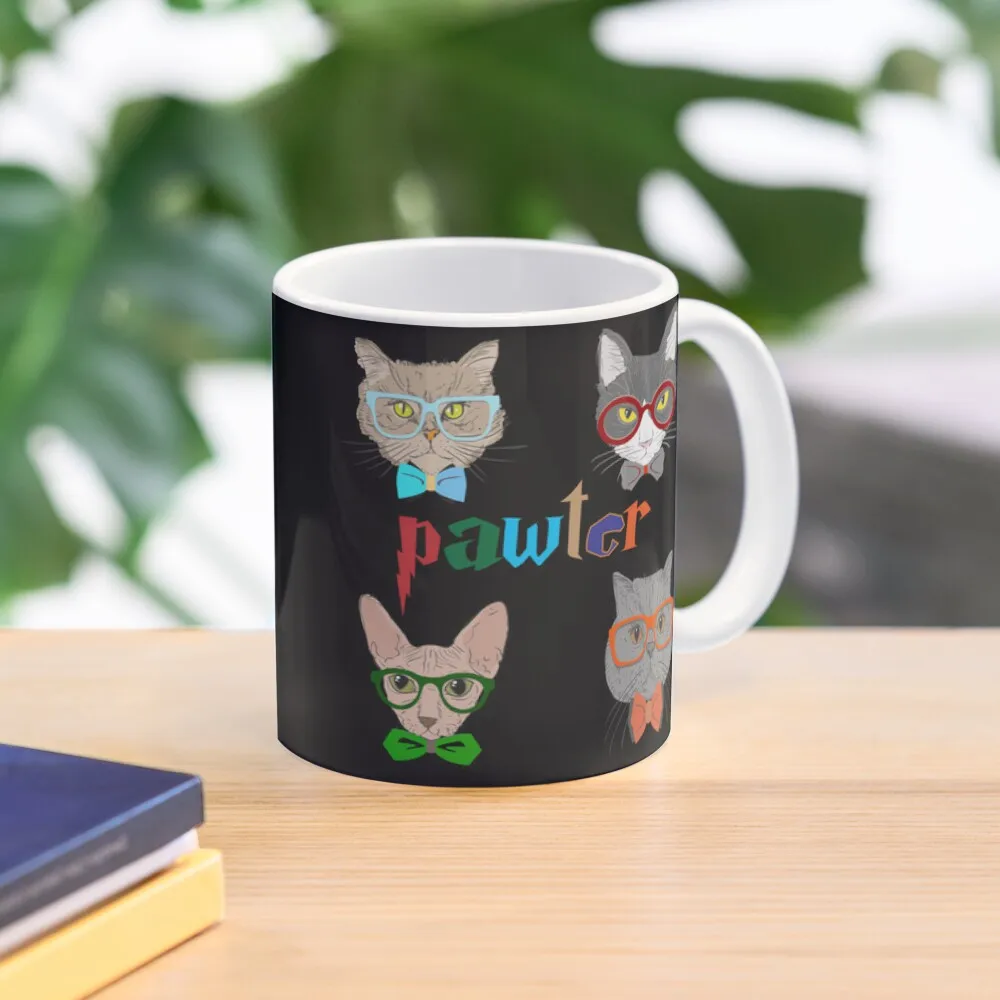 

PAWTER CATS Coffee Mug Espresso Cups Creative Cups Cups Ands Mug