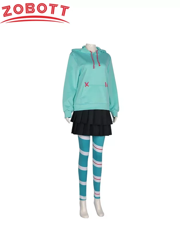 

Косплей Костюм Ральфа из аниме Wreck-It 2, костюмы Vanellope, детские женские костюмы, костюмы на Хэллоуин