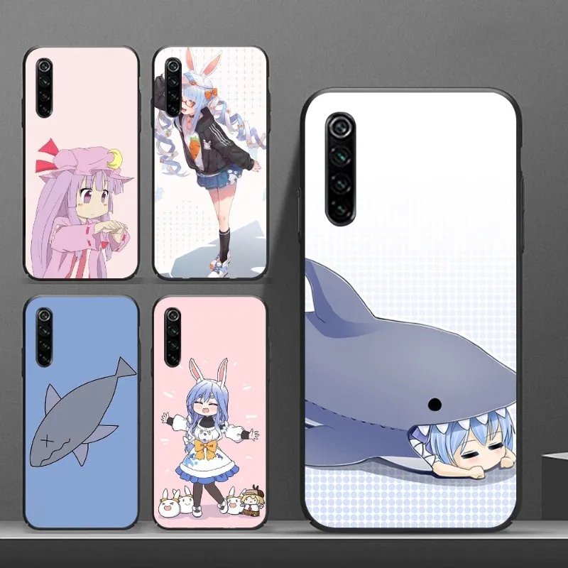 Simpatica Custodia Per Telefono Holovive Usada Pekora Per Realme Gt 2 9I 8I 7I Pro X50 X2 C35 C21 C20 C11 C3 Cover Morbida Nera Per Telefono