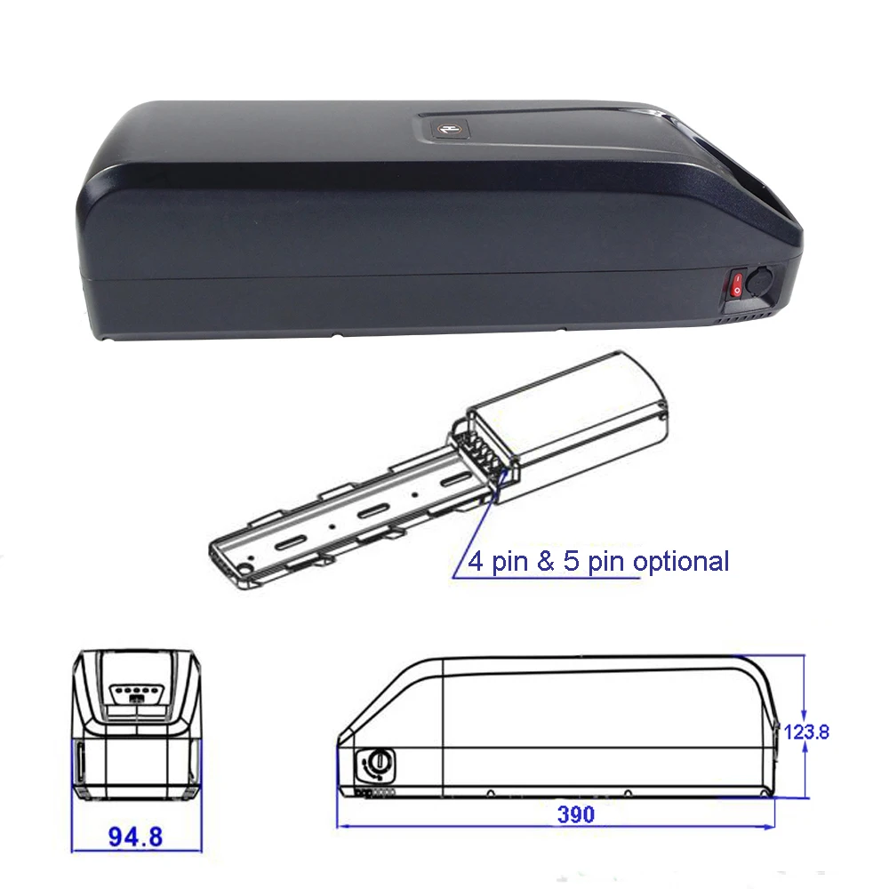 Lithium Battery Pack 48V 13Ah 15Ah 17Ah 20Ah Ebike Lithium ion Battery for OneSport ONES3 Pro OT15 Duotts C29 S26 Jasion RetroVolt Electric Bike
