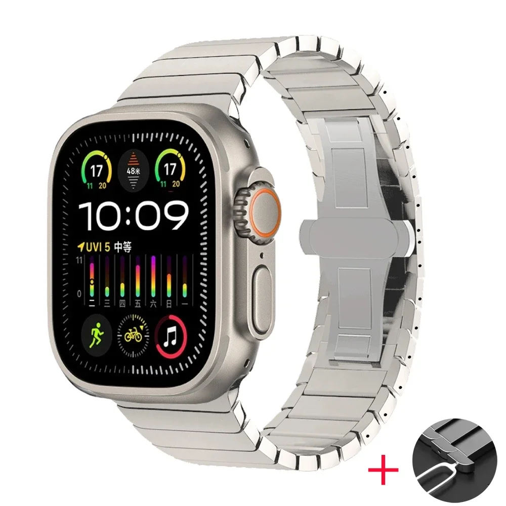 Premium Stainless Steel Metal Link Bracelet