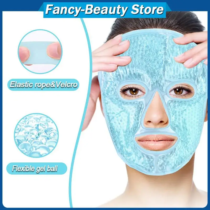 1Pcs Hot Cold Compress Gel Masks Relieve Fatigue Tighten Skin Hydrating