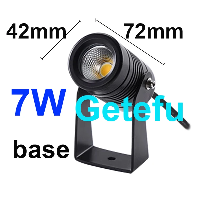 thumbnail image 1 of Luz LED para césped de paisaje impermeable y regulable, 12 V, 110 V, 220 V, luz LED para paisaje IP65, luz LED para exteriores, lámpara de jardín de 5 W, 7 W, 10 W y 12 W, 1 of 5
