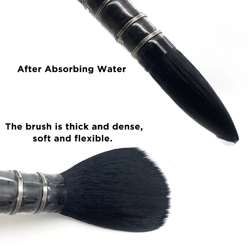 1Pcs Artist Hand-Painting Drawing Brushes Professional Watercolor Brush Pen for Water Color Painting Drawing School Art Supplies 5