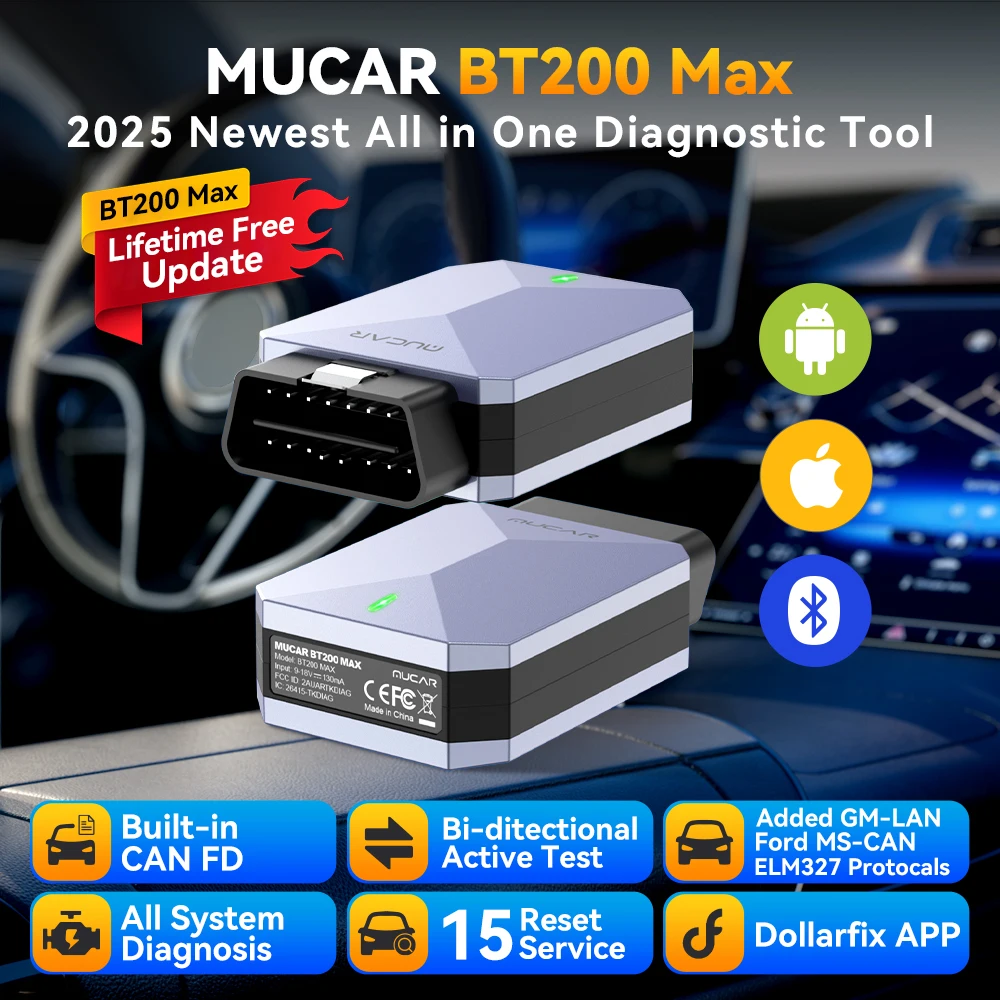 OBD2 Scanner AI Assisted Bi-directional All System Diagnostic Tool