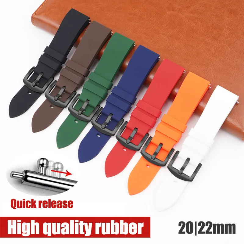 Cinturino In Gomma Siliconica Per Huawei Watch Gt 3/2 Bracciale Sportivo Impermeabile Per Rolex Water Ghost Seiko Omega Cinturino Da Polso 20Mm 22Mm