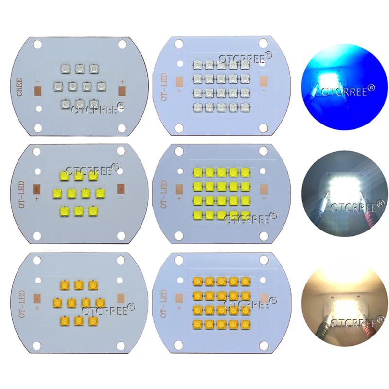 Description Picture 2 of itemOriginal XTE 50W 100W 3535High Power LED Light Blub Flashlight COB XT-E Chip Cool White/Warm White/Nature White/Royal Blue Color