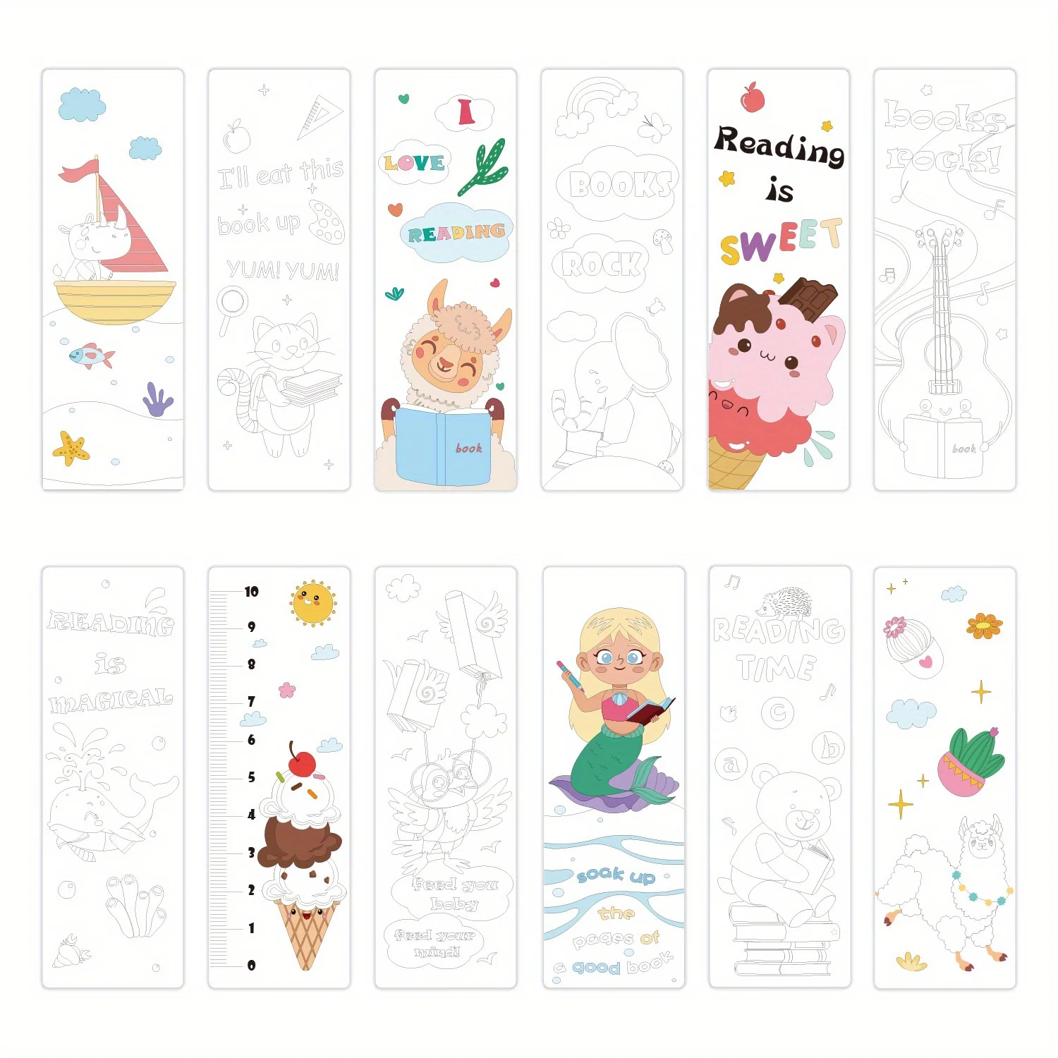 Express Your Creativity: DIY Coloring Bookmarks for Home, Classroom, and Book Lovers