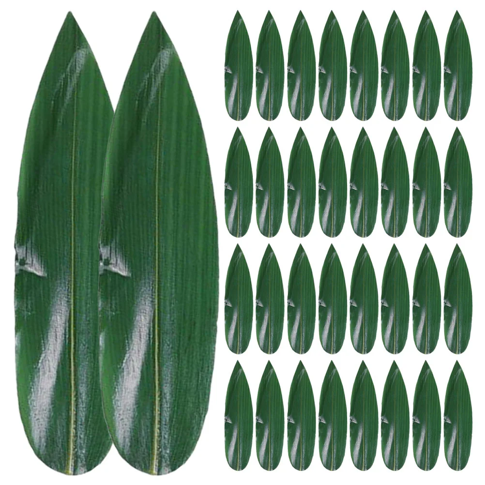

Sushi Bamboo Leaf Sushi Dish Decor Bamboo Leaves Sashimi Leaves Decor Mats Japanese Restaurant Cuisine Ornaments Supplies