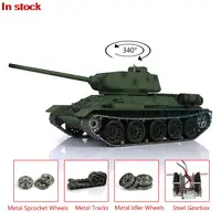 HENG LONG 1/16 Scale 7.0 Upgraded Soviet T34-85 RC Tank 3909 Metal Tracks Idler Bearing Gearbox Speaker Toys for Boys TH17767 1