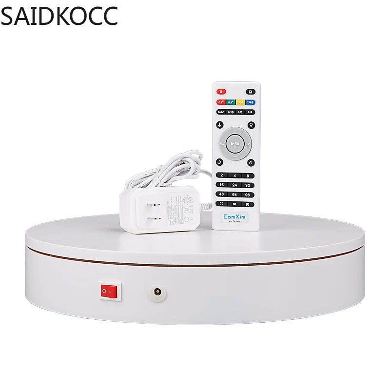 ElectricRemoteControlTurntable360DegreeAutomaticPhotographyDisplayStandSpeedDirection