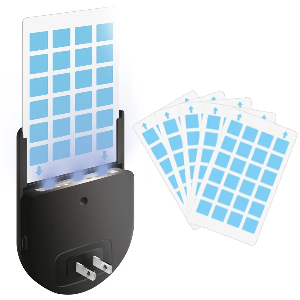 Indoor Mosquito Killer Stepless Dimming Flying Insect Trap Light +5 Glue Cards Gnats Mosquitoes Flies Moths House Flies mosquito killer lamp mosquito lamp