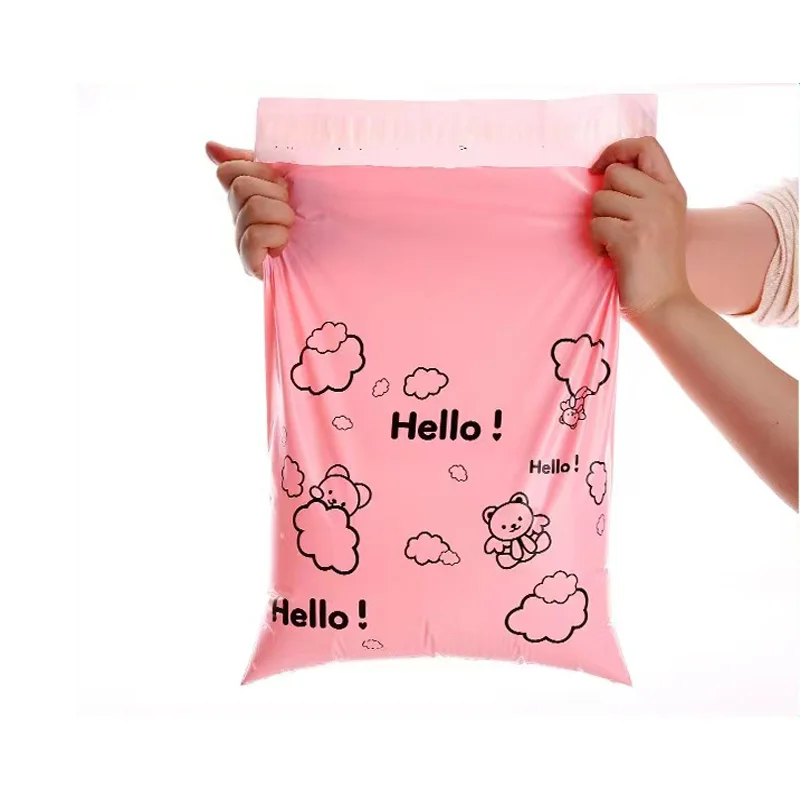 Mailing Bags Courier Bag Express Bag Packing Pouches 50Pcs/Lots Packaging Bags Waterproof Logistics Clothing Postal Pouch Plastic Shipping Mailing Bag
