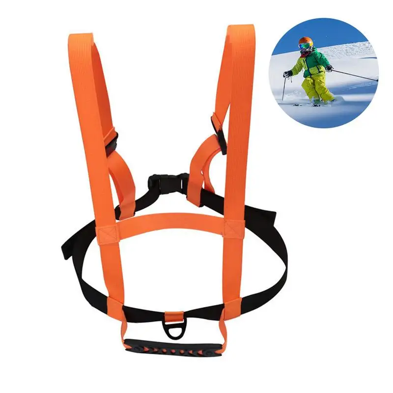 

Child Ski Harness Toddler Ski Harness Adjustable Multi-Purpose Shock Absorbing Snowboard Straps Speed Control Snowboard