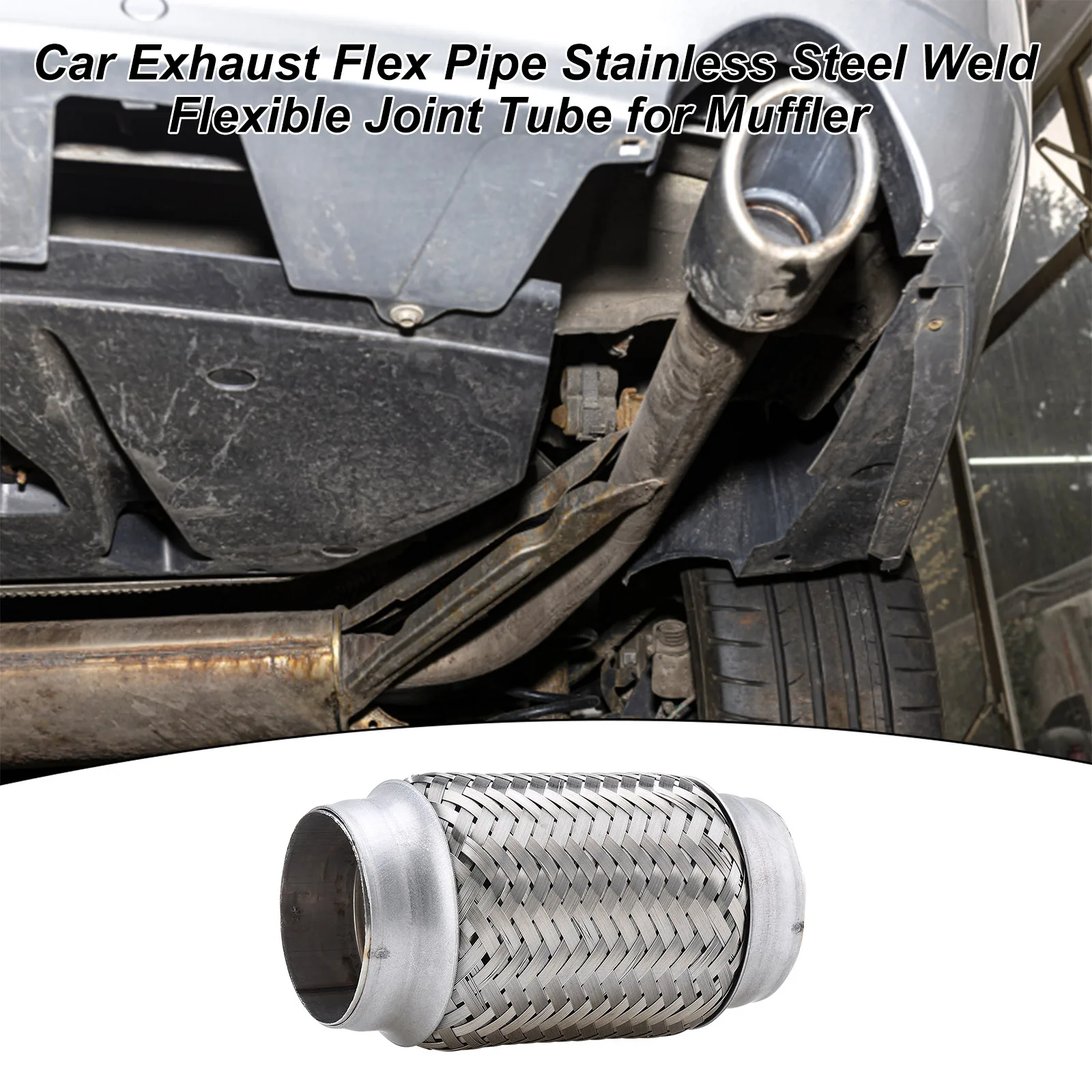 Car Exhaust Flex Pipe Stainless Steel Weld Flexible Joint Tube for Muffler  - China Exhaust Pipe, Exhaust System