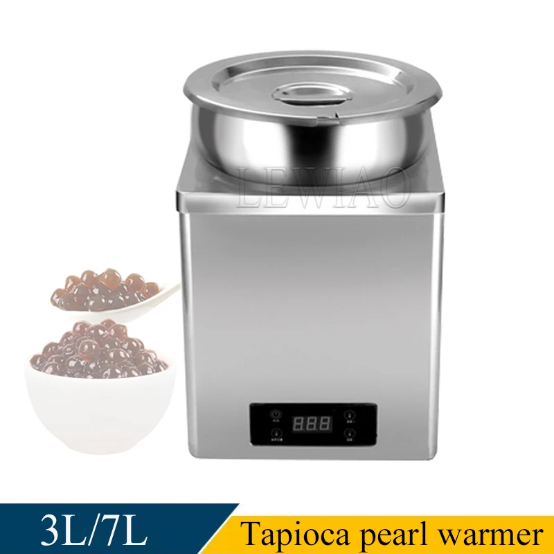 Pearl Cooker 3L Acciaio Inossidabile Tapioca Pearl Machine Bubble Tea Cooker Latte Tea Pearls Cook Pot Bubble Cooker
