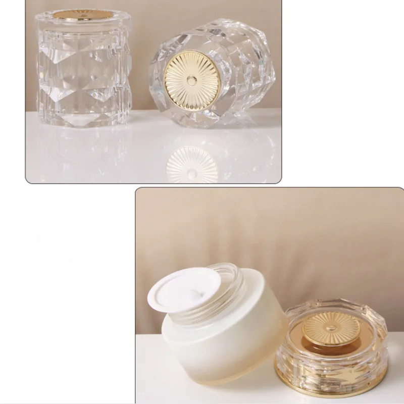 6pcs Glass Cosmetic Containers Set – 30g 50g Cream Jars + 30ml 50ml 100ml 120ml Empty L... - SKU CBGS1914 - UGI Packaging