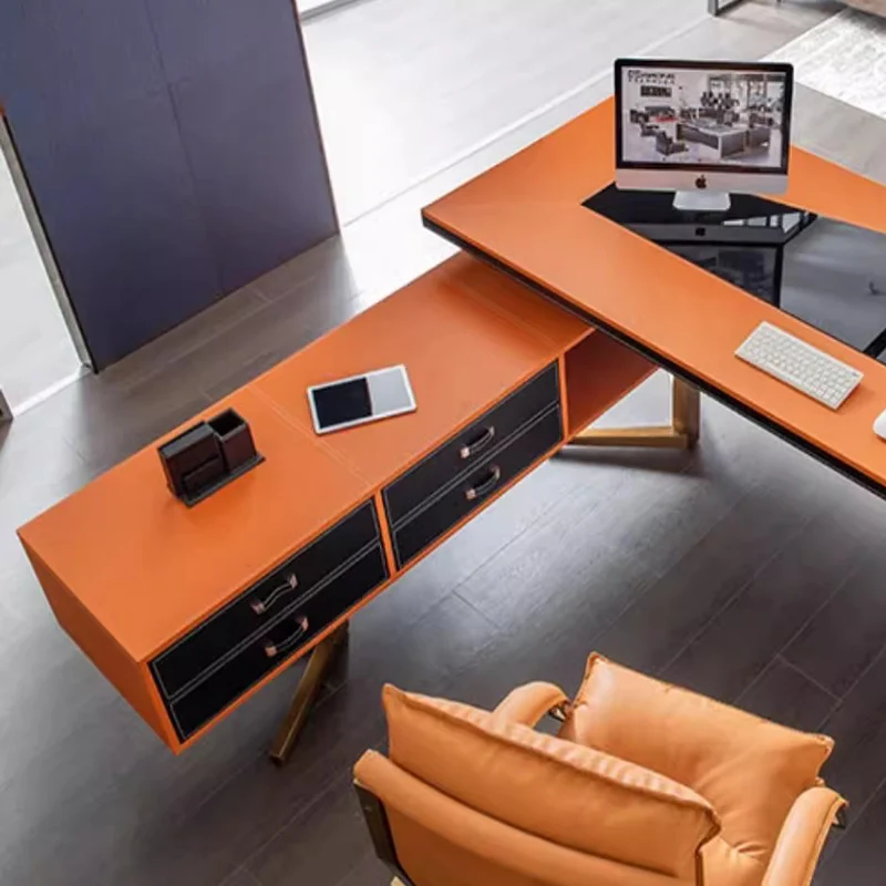 Computer Height Office Desk Studying Makeup Adult Nordic Office Desk Modern Storage Mesas Para Ordenador Bussiness Furniture