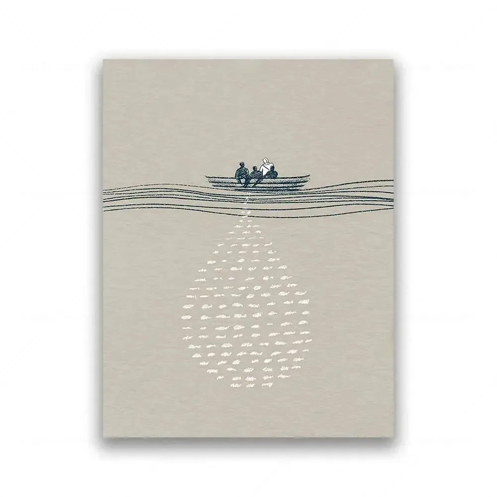 Divine Grace: Modern Christian Wall Art Canvas Print