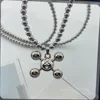 Quad Ball Pendant Hip Hop Style Stainless Steel Jewelry Men's and Women's Fashion Personality Necklace Collection Wholesale 2
