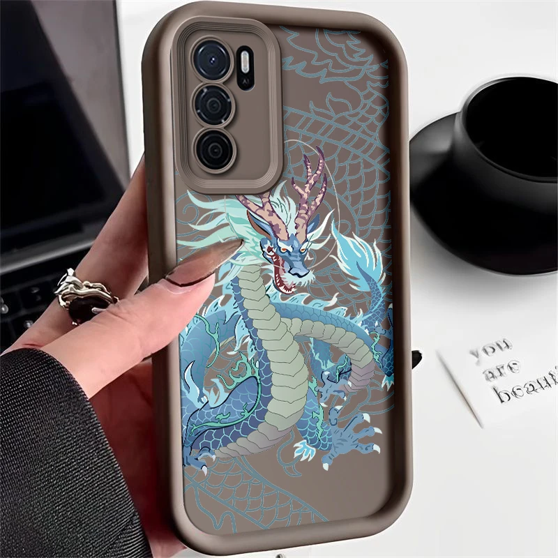 Dragon Design Silicone Anti-Drop Soft Phone Case - Premium Protective Back Cover