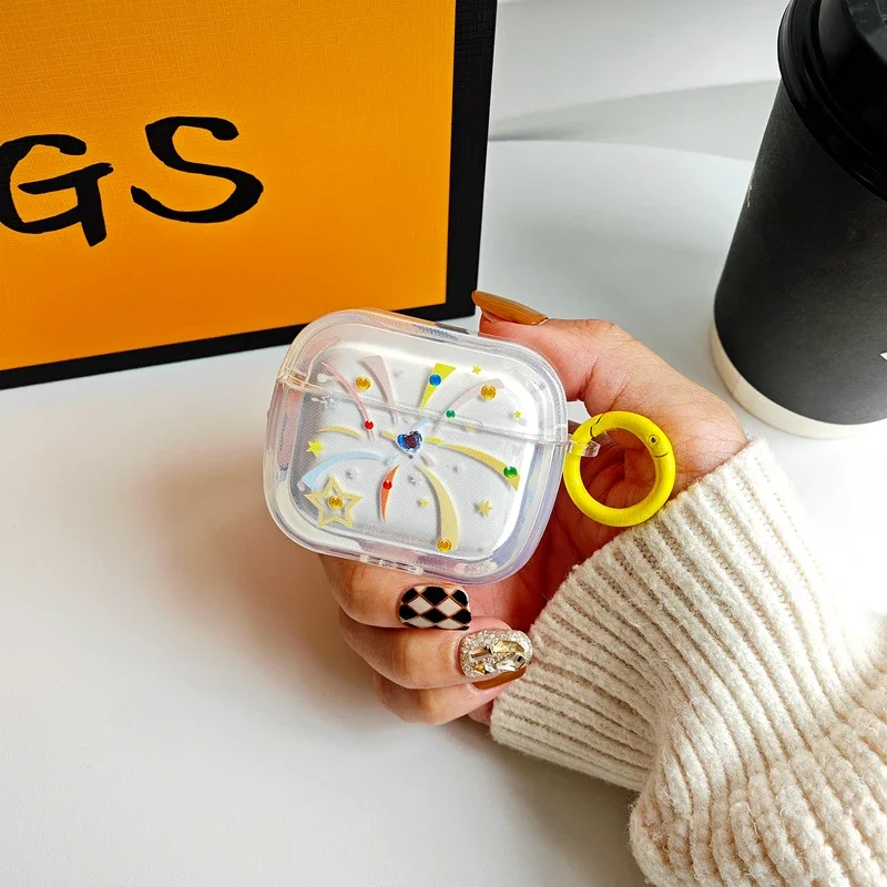 Custodia Per Fuochi D'Artificio Per Apple Airpods 2 3 Generation Air Cushion Cover Per Airpods Pro 2Nd Gen Per Air Pods 3Rd Guscio Protettivo