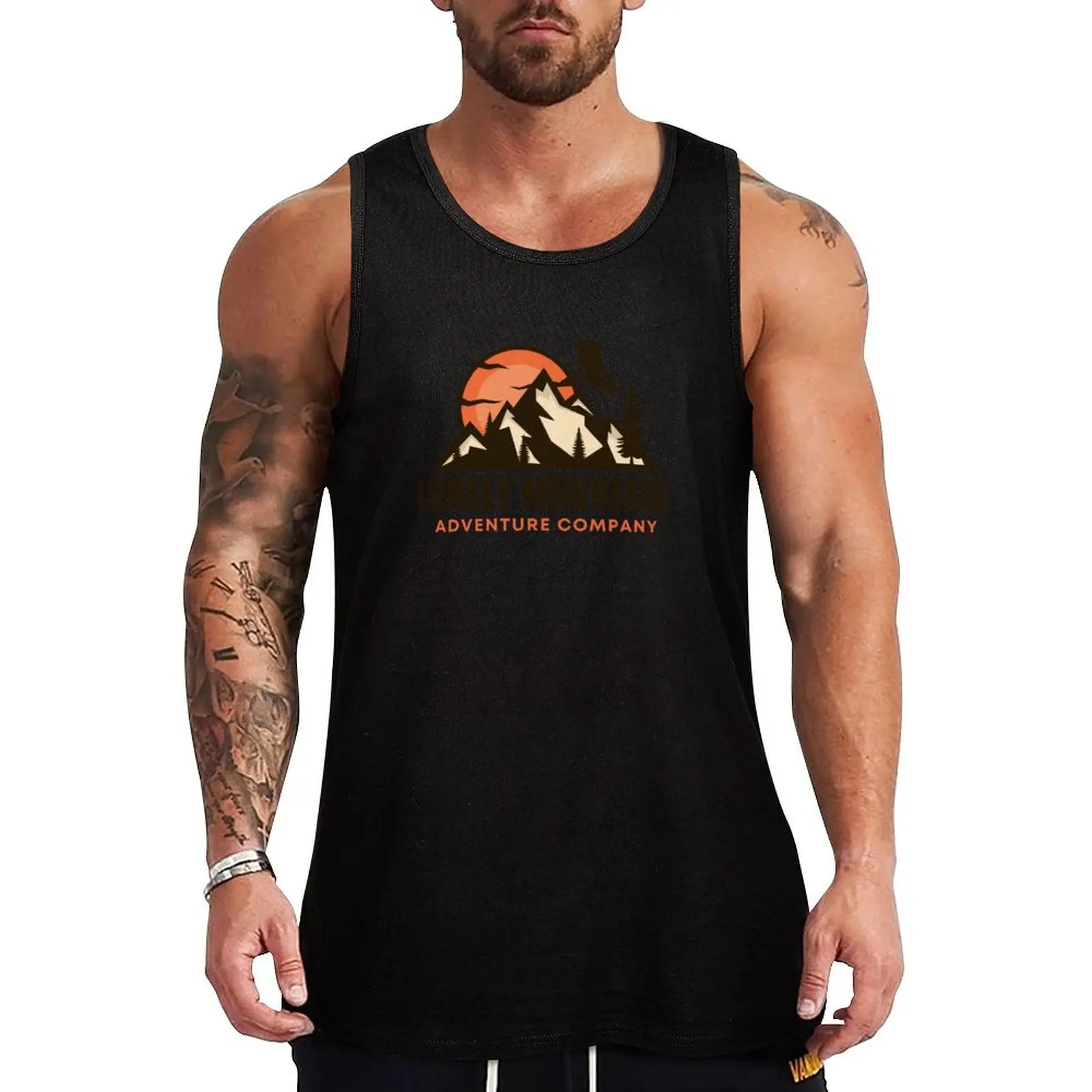 

Lonely Mountain - Adventure Company - Fantasy Tank Top Sports shirt man Sports clothing
