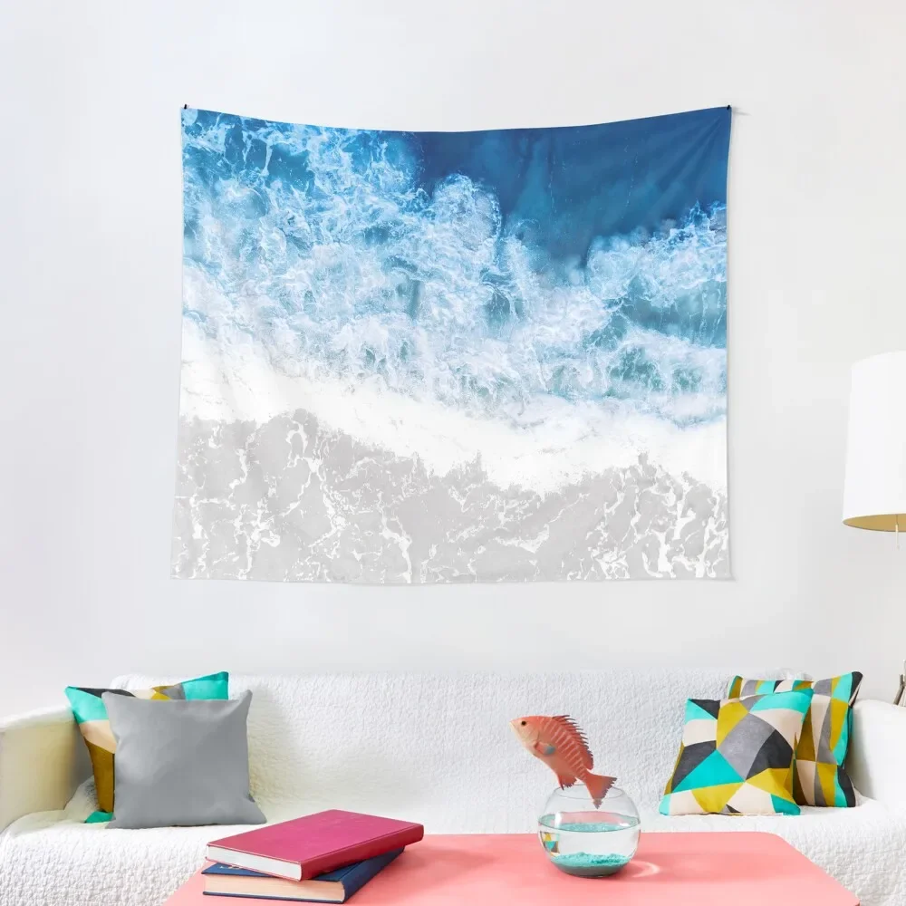 

Blue Sea Tapestry Wall Decor Hanging Decorations For Room Decor For Room Tapestry