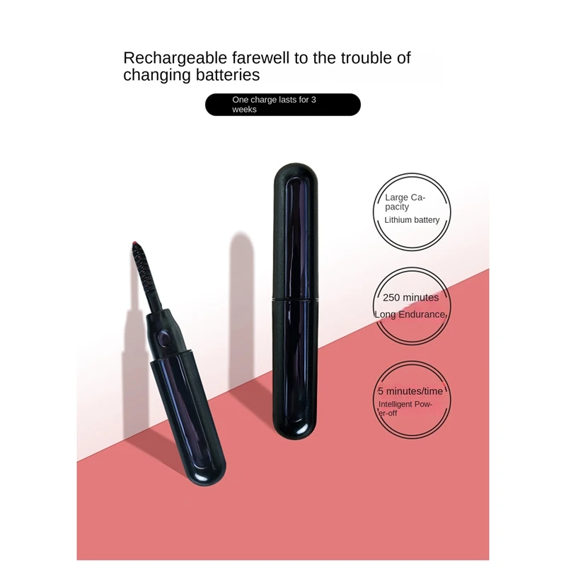 

Electric Heated Eyelash Curler Electric Eyelash Curler USB Rechargeable Long-Lasting Electric Makeup Tools