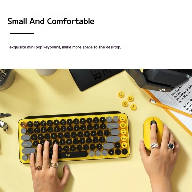 LOGITECH-ポップキー付きワイヤレスメカニカルキーボード