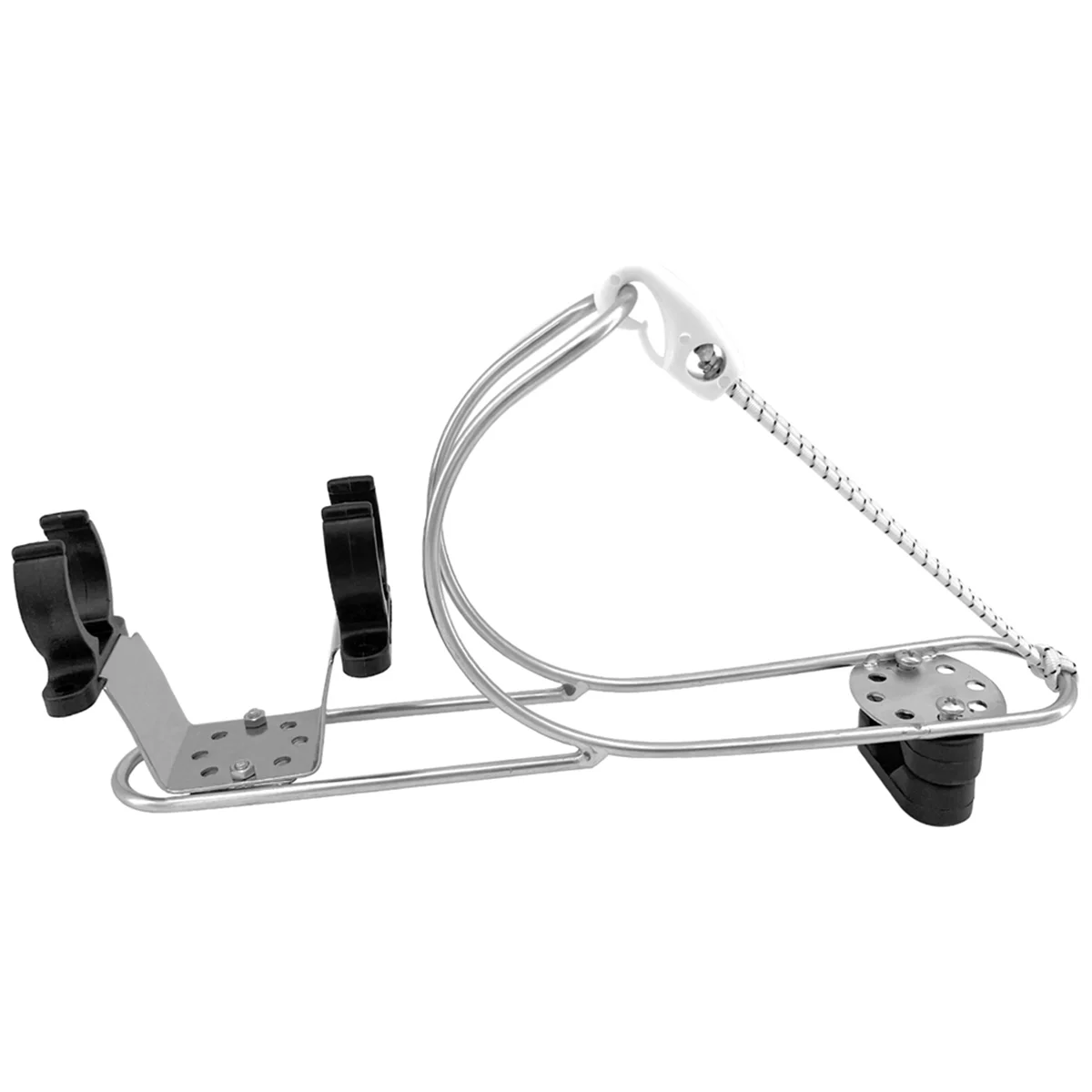 Stainless Steel Swimming Ring Holder Horseshoe Bracket Life Buoys Ring Holder Boat Accessories