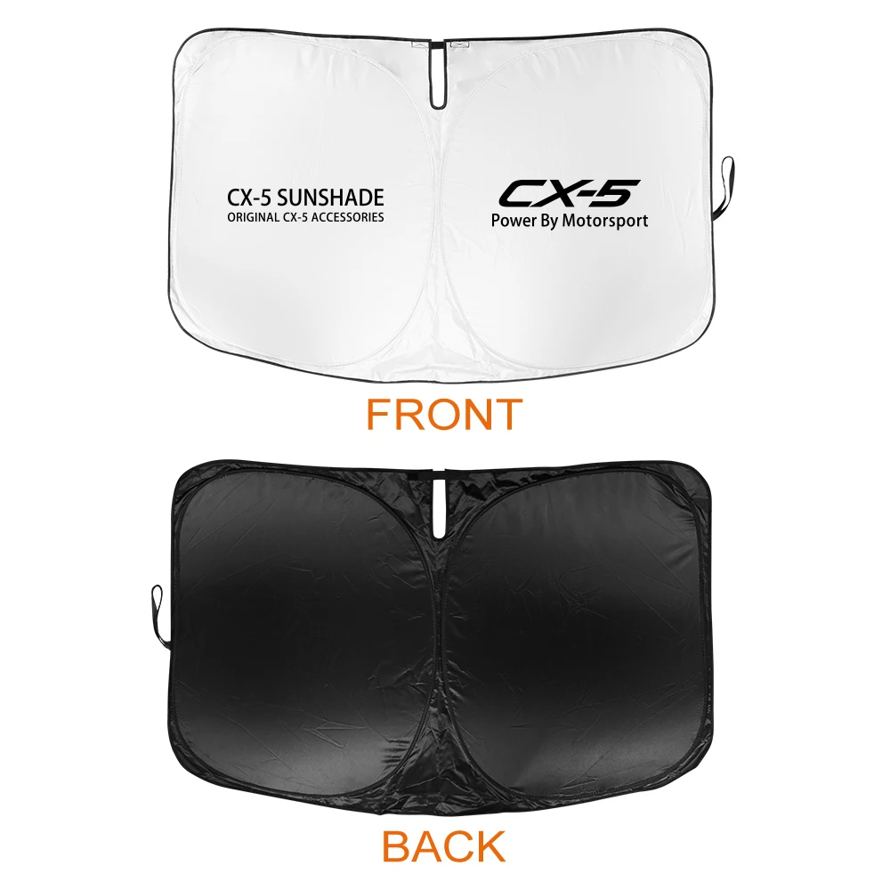 Car Windshield Sunshade Cover UV Ray UV Blocking Interior Protection Accessories For Mazda CX5 CX 5 KE KF AWD Skyactiv SUV CX-5 car sunshade windshield sunshade windshield sun shade