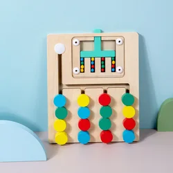 Montessori Wooden Color Matching Puzzles - Early Educational Toy for Cognitive Development (4 colors)