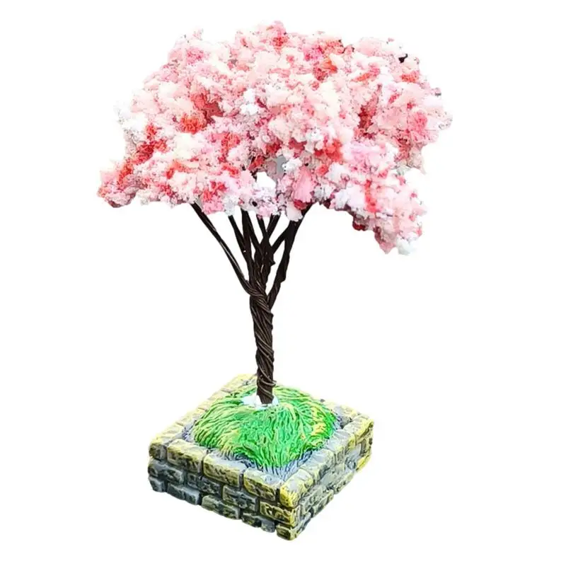 Car Dashboard Charm Tiny Tree Figurine Per Car Center Console Car Center Console Decor Car Interior Decoration Per Rv Suv Truck