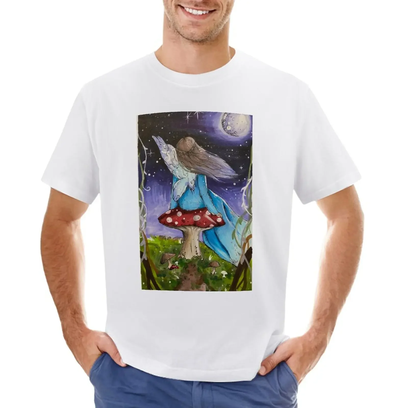 

Toadstool cliff side T-Shirt plus size tops tops t shirts for men cotton