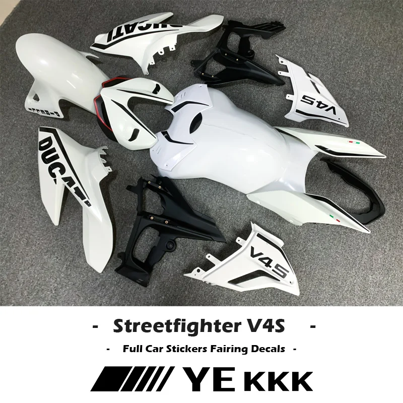 

For Ducati Streetfighter V4 V4S V4SP Fairing Decal Shell Sticker All Car Line Stickers All Logo For Ducati V4S Streetfighter