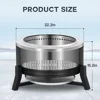 Fire Basin, 22 Inch Portable Low Smoke Bonfire for Outdoor Picnics, Camping, Courtyards, and Backyards 3