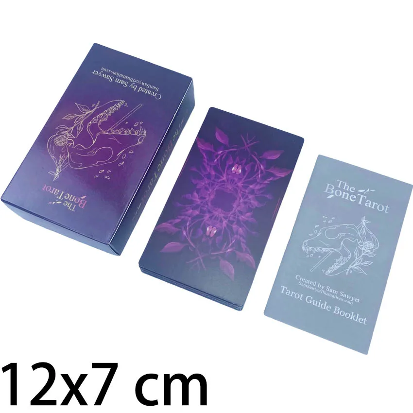 

12x7 cm The Bone Tarot Deck Card Games