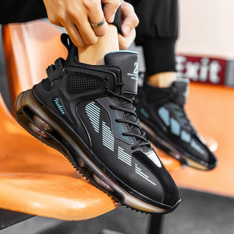 

2023 New Men's Shoes Spring Running Shoes Breathable Sports Shoes Men's Sports Student Leisure Dad Shoes Fashion Shoes