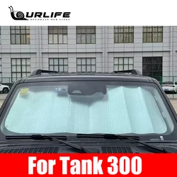 For Great Wall TANK 300 2021-2025 Car Sunshades UV Protection Side Windows Curtain Sun Shade Visor Front Windshield Accessories