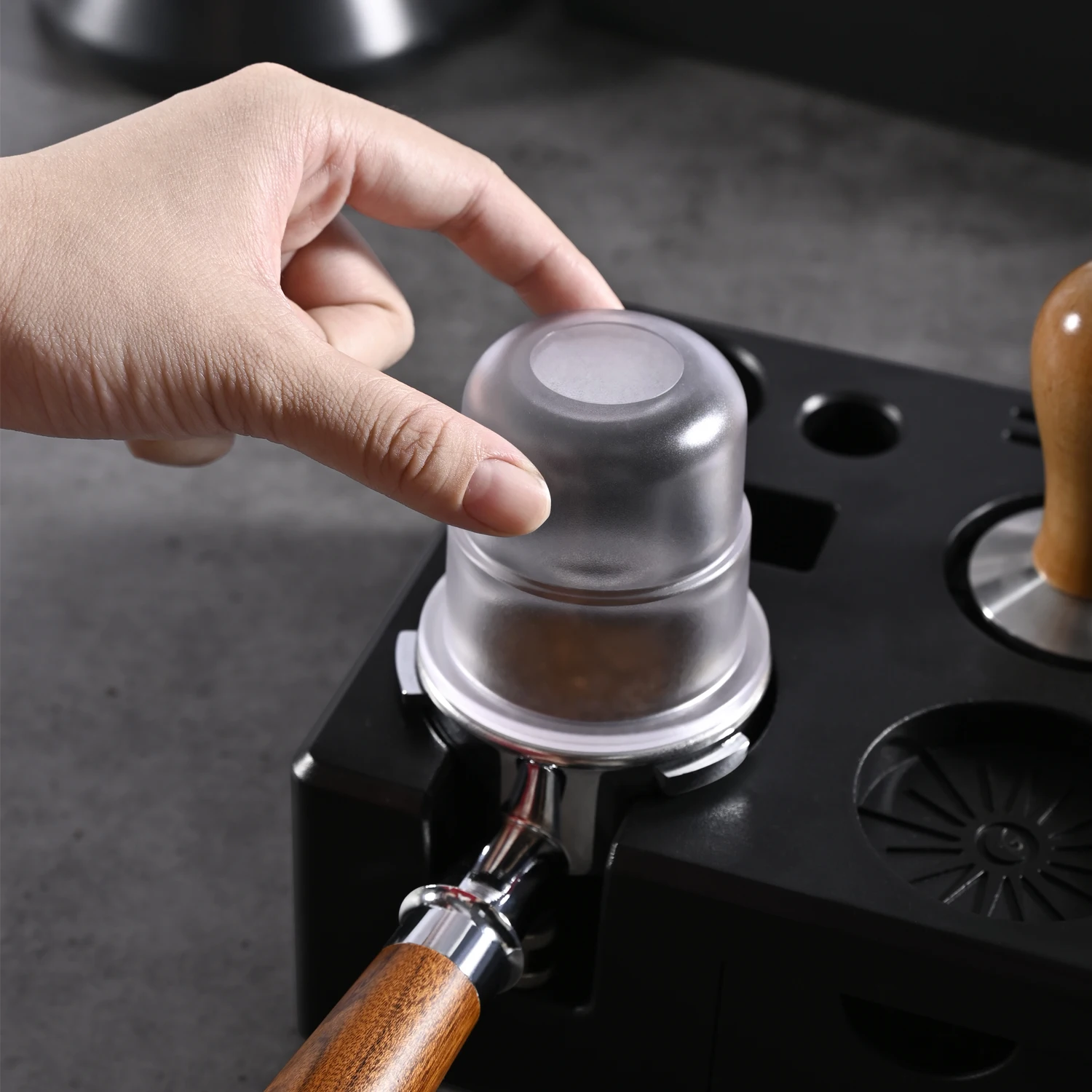 Stackable Reusable Coffee Dosing Cup - Practical & Easy-to-Clean Coffee Tool Accessory