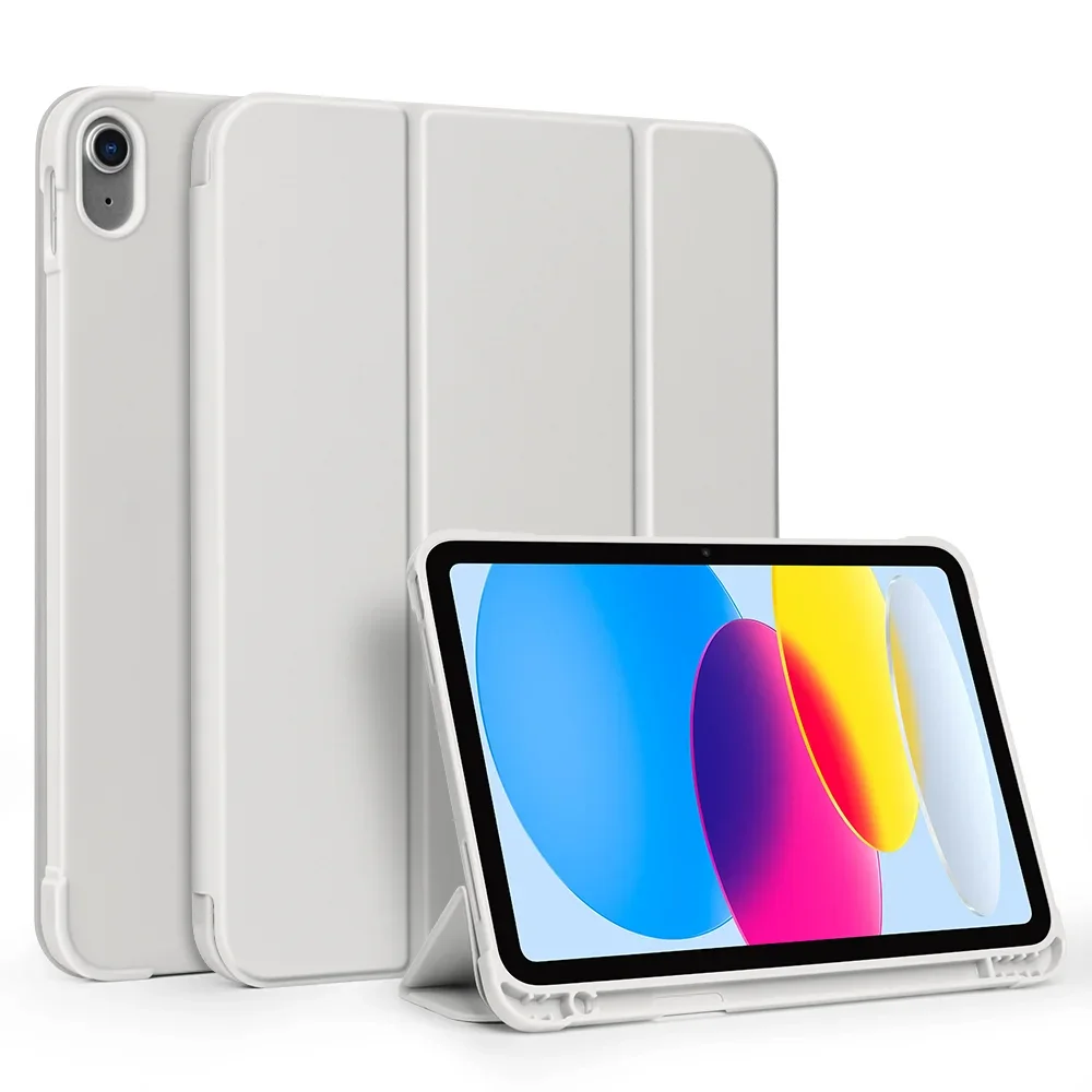 Premium Smart Cover Case with Pencil Holder and Auto Wake/Sleep