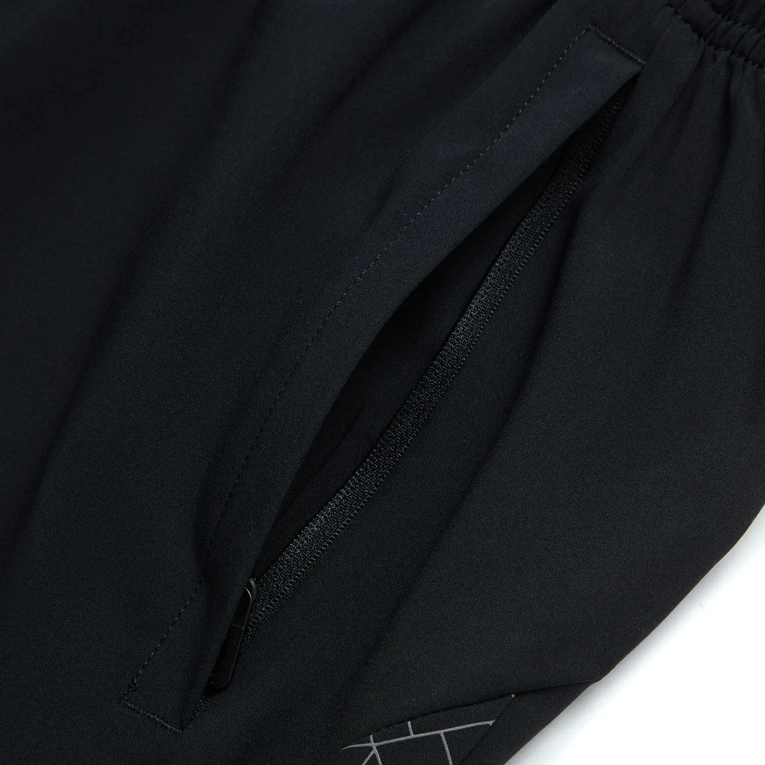 Li-Ning Men Running Shorts AT DRY 88%Polyester 12%Spandex Regular Fit Reflective LiNing Adjustable Waist Sports Bottoms AKSU047