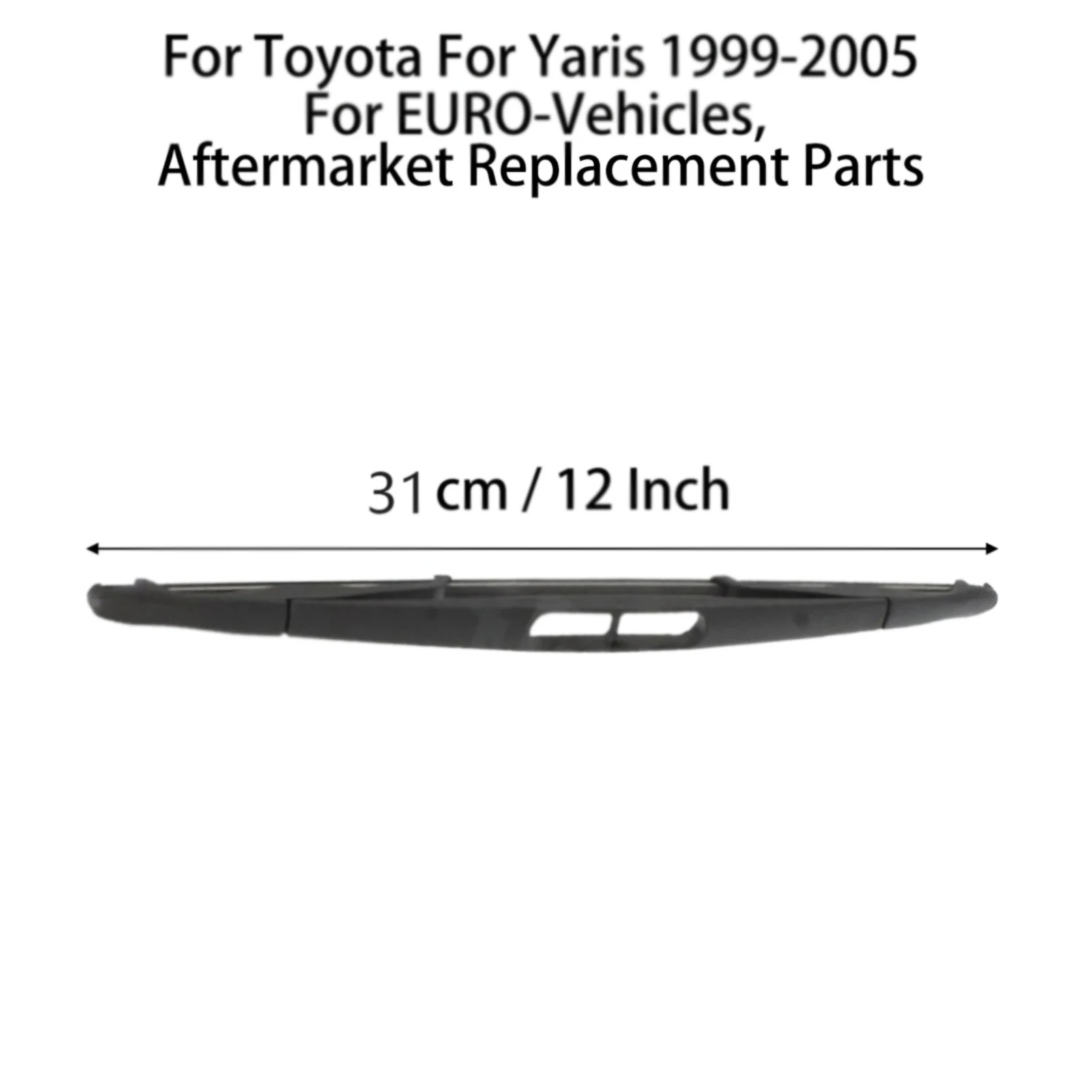 Rear Windscreen Wiper Arm and Blade Set - Enhanced Durability and Performance