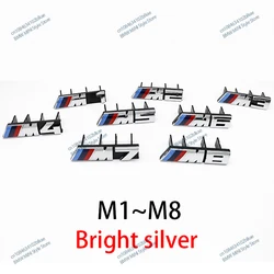 3D Front Grille Badge with BMW M Logo - M3 (Silver)