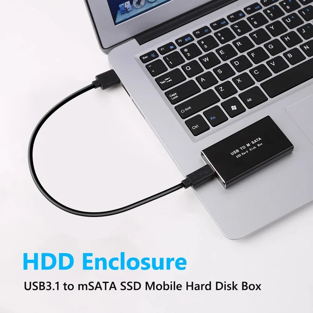 Mini SSD Case mSATA To USB 3.0 SSD Enclosure External Hard Drive Disk Box Storage Case Adapter for 30*30/50 mSATA HD Hard Disk