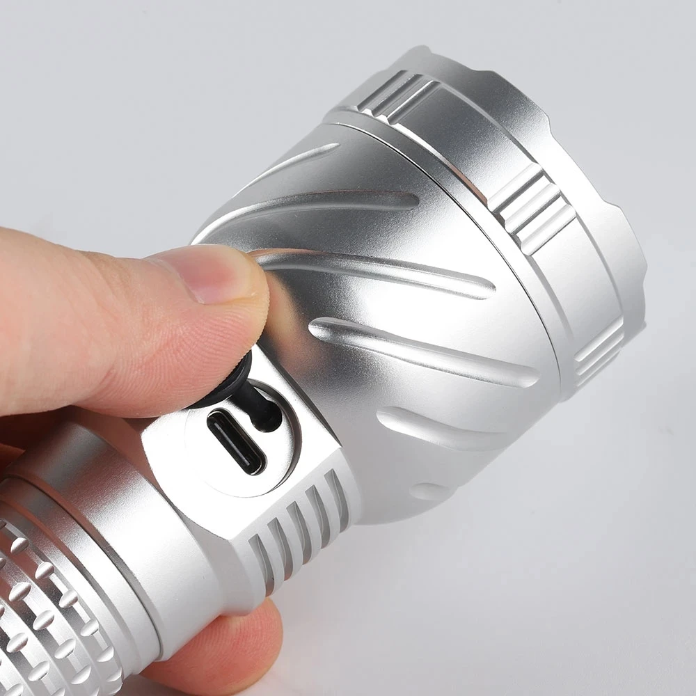 Convoy LED Linterna 초강력 손전등, 21700 플래시 라이트, C타입 충전 포트, 캠핑 낚시 토치, M21E KW CULPM1.TG