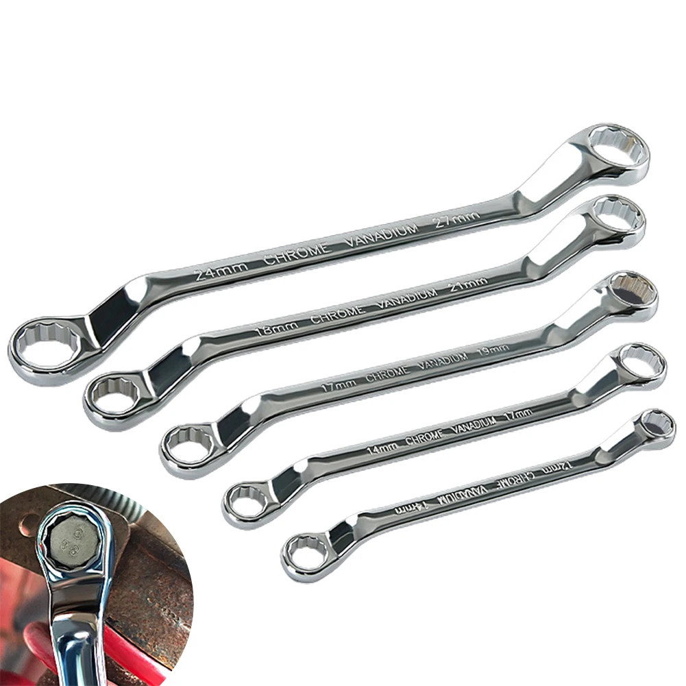 

1pc Double Box End Wrench Metric Combination Durable Aviation Spanner Chromium-vanadium Steel Wrench For Car Repair Tools