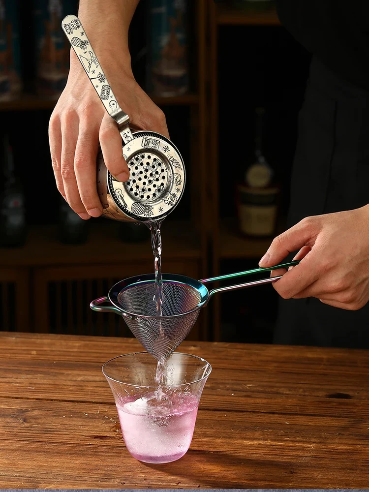 Cocktail Strainer Hoffman Bar Strainer Deluxe For cocktail drink Bar tool