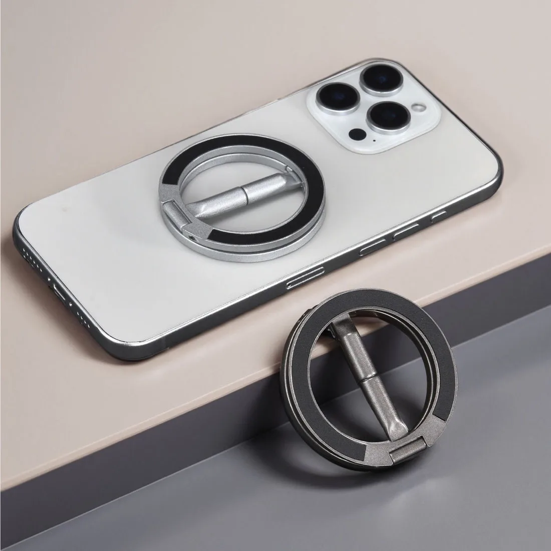 360° Rotating Folding Magnetic Ring Stand and Holder